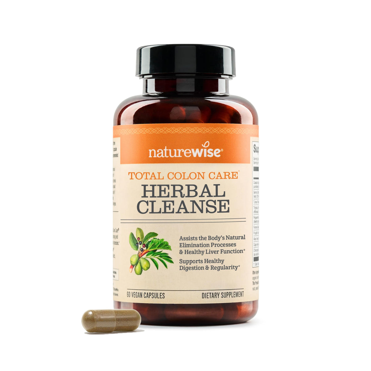 NatureWise Total Colon Care Herbal Cleanse - 60 Capsules