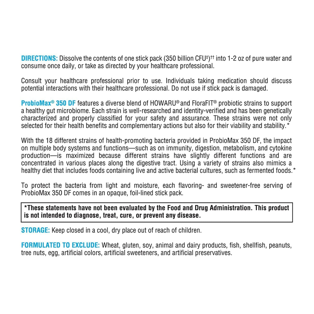 XYMOGEN ProbioMax 350B Probiotic Powder - 15 Stick Packs - image 4