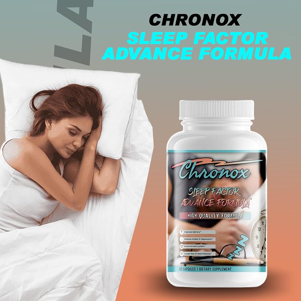 Chronox Natural Sleep Supplement with Melatonin - 60 Capsules - image 4