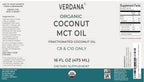 Verdana USDA Organic Coconut MCT Oil - 16 Fl Oz - image 7