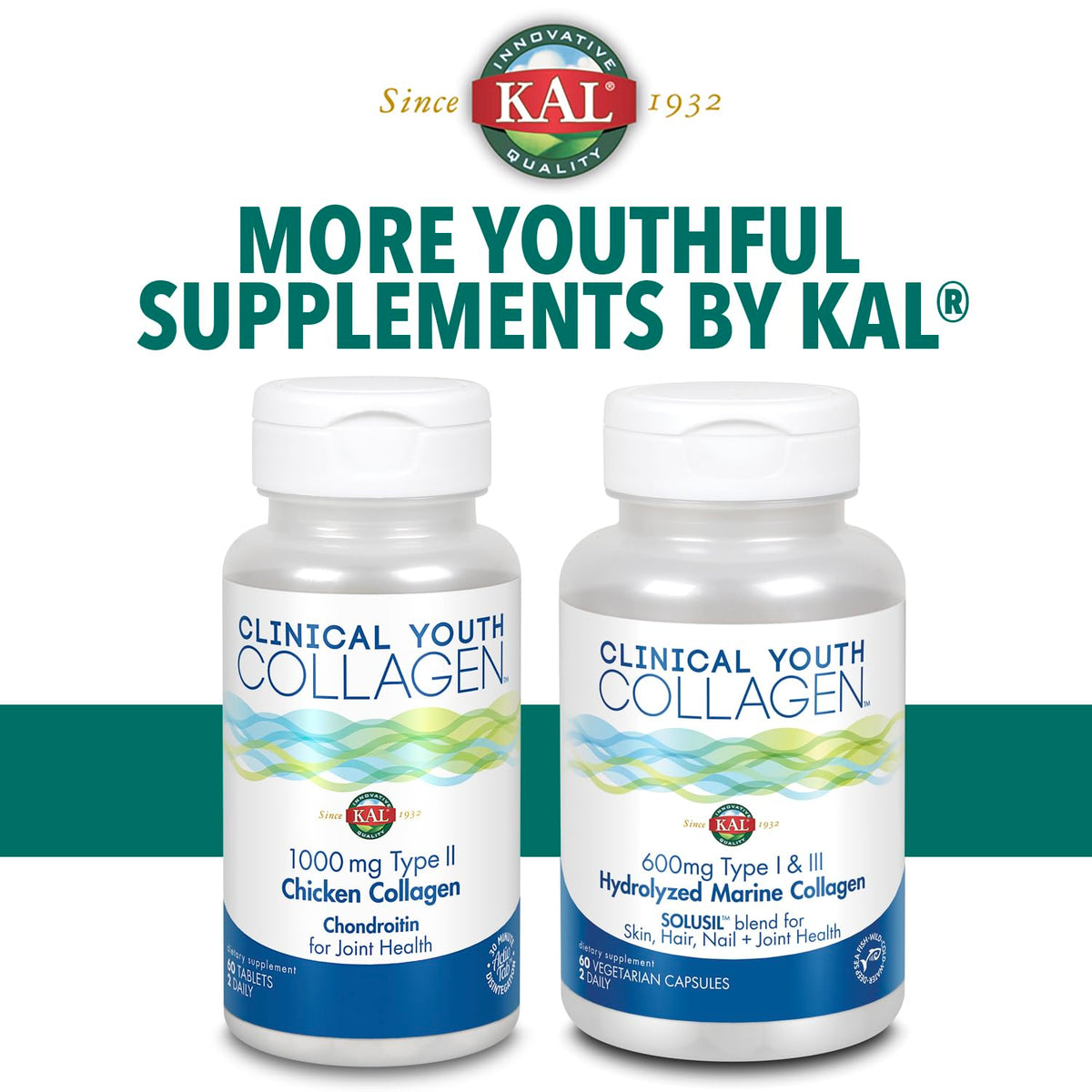 KAL Clinical Youth Collagen 3750 mg Type I & III - 10.5 oz - image 5