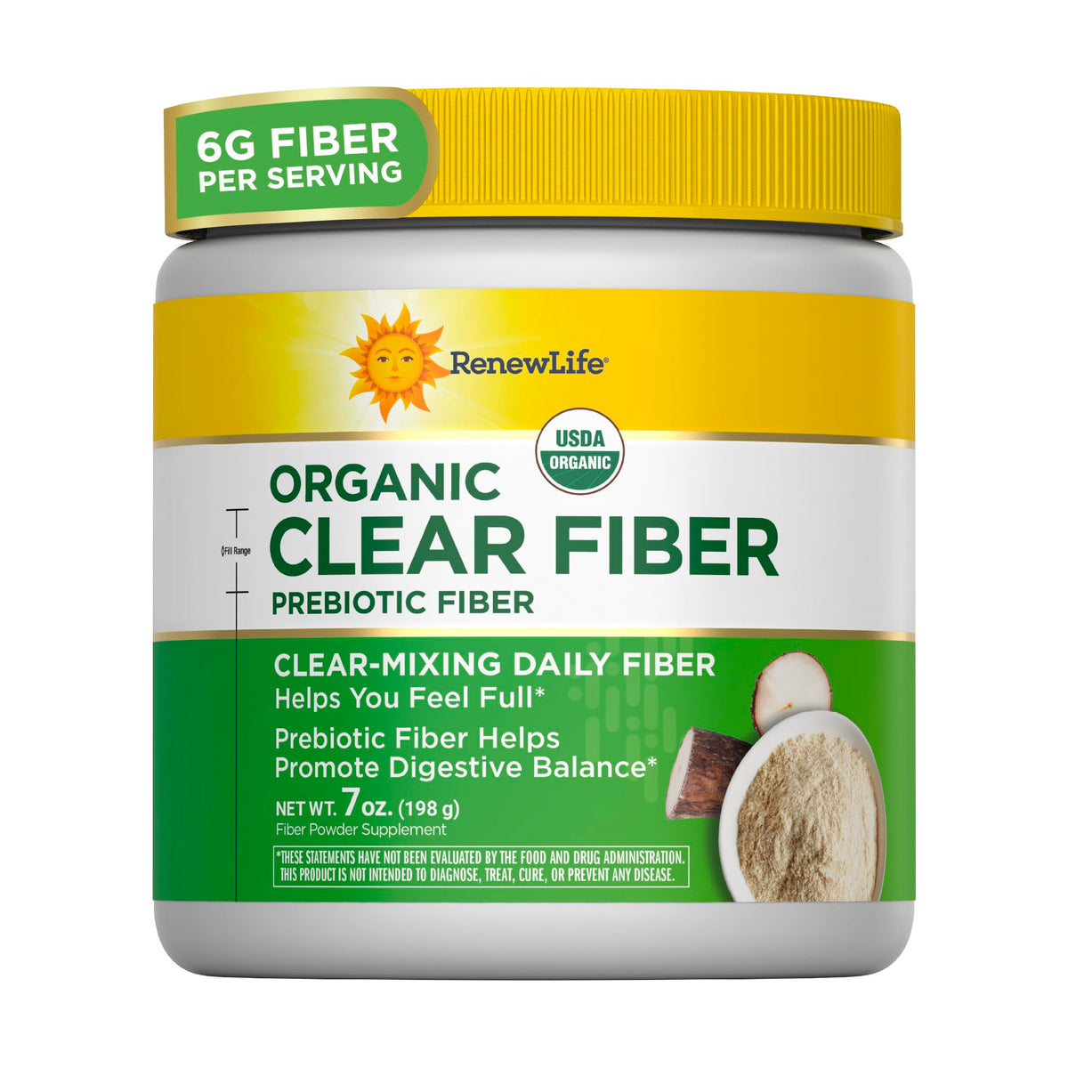 Renew Life Completely Clear Organic Prebiotic Fiber - 7 oz