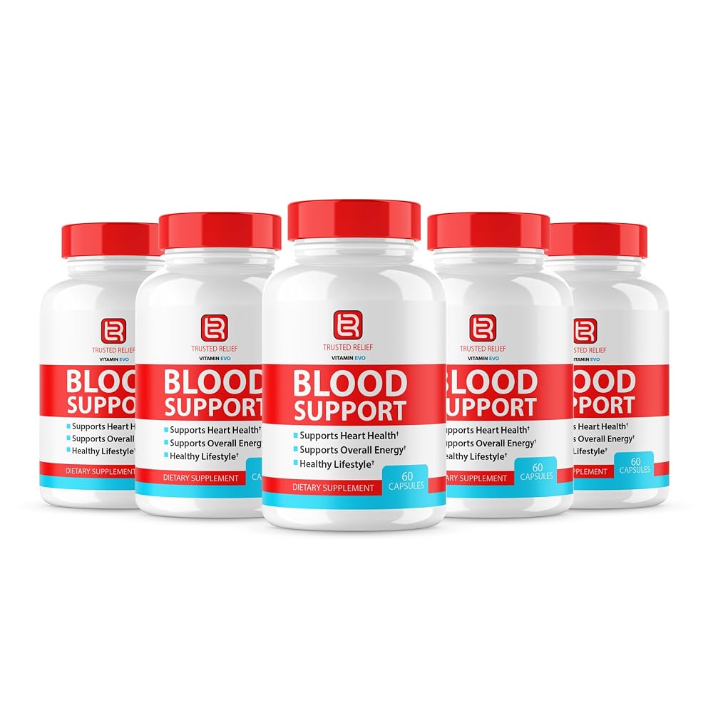 Vitamin Evo Trusted Relief Blood Support Capsules - 300 Capsules