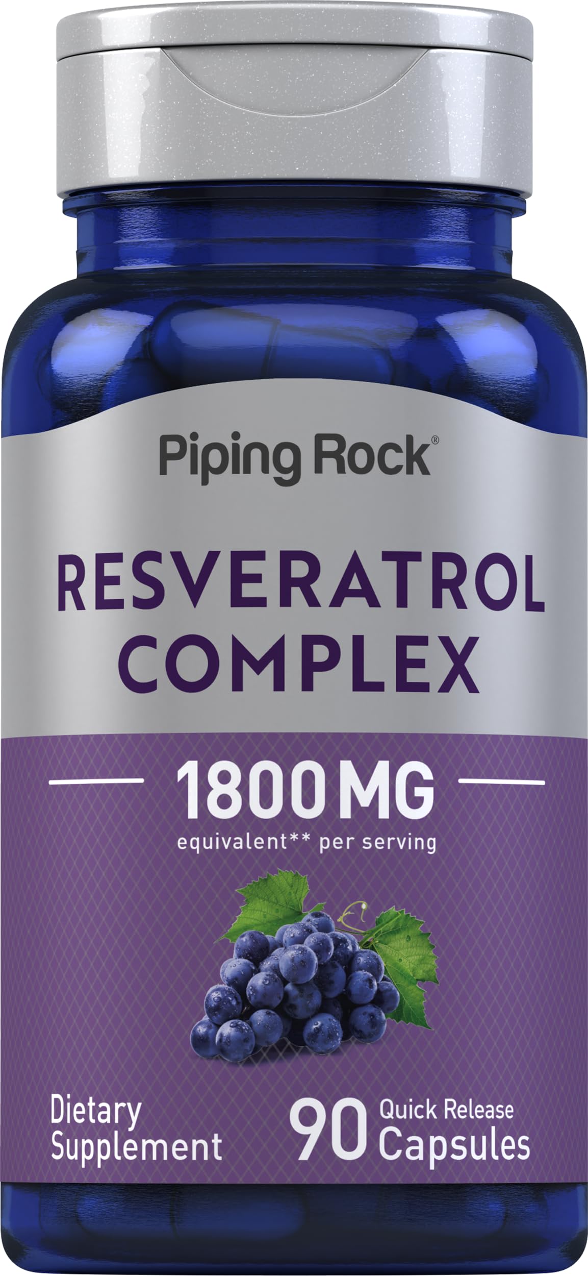 Piping Rock Resveratrol Complex - 90 Capsules