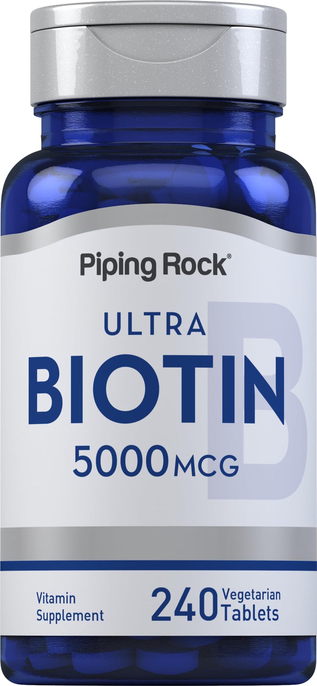 Piping Rock Biotin 5000mcg - 240 Tablets