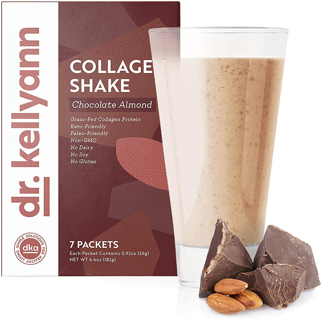 Dr. Kellyann Keto Almond Shakes - 100% Grass Fed Collagen Protein by Bone Broth