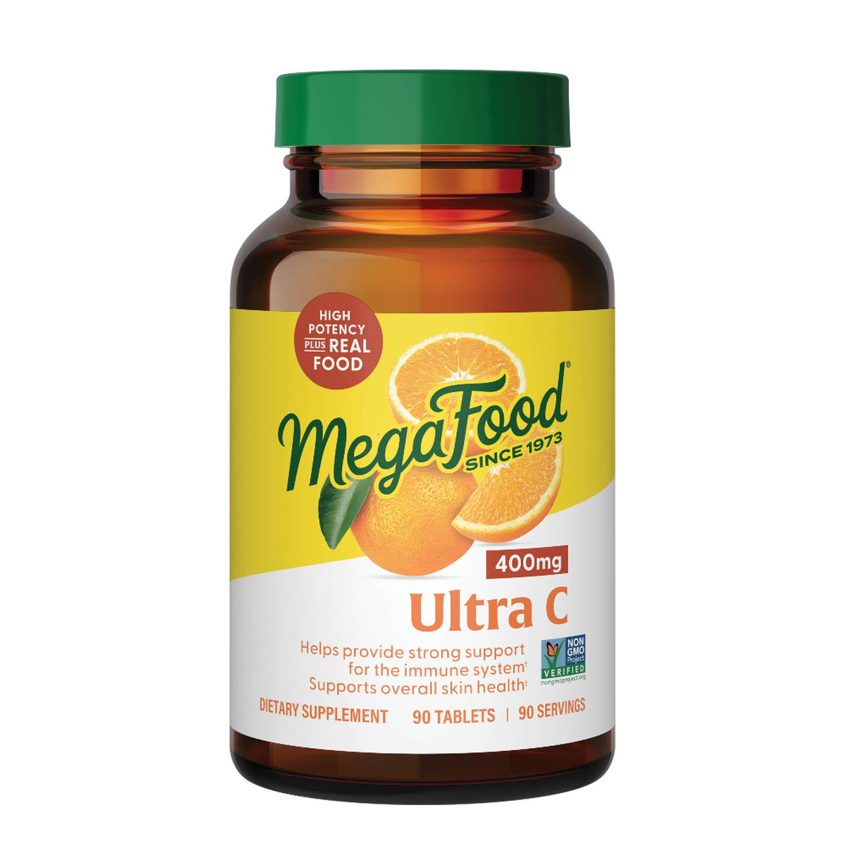 MegaFood Ultra C 400 mg Vitamin C Immune Support - 90 Tablets