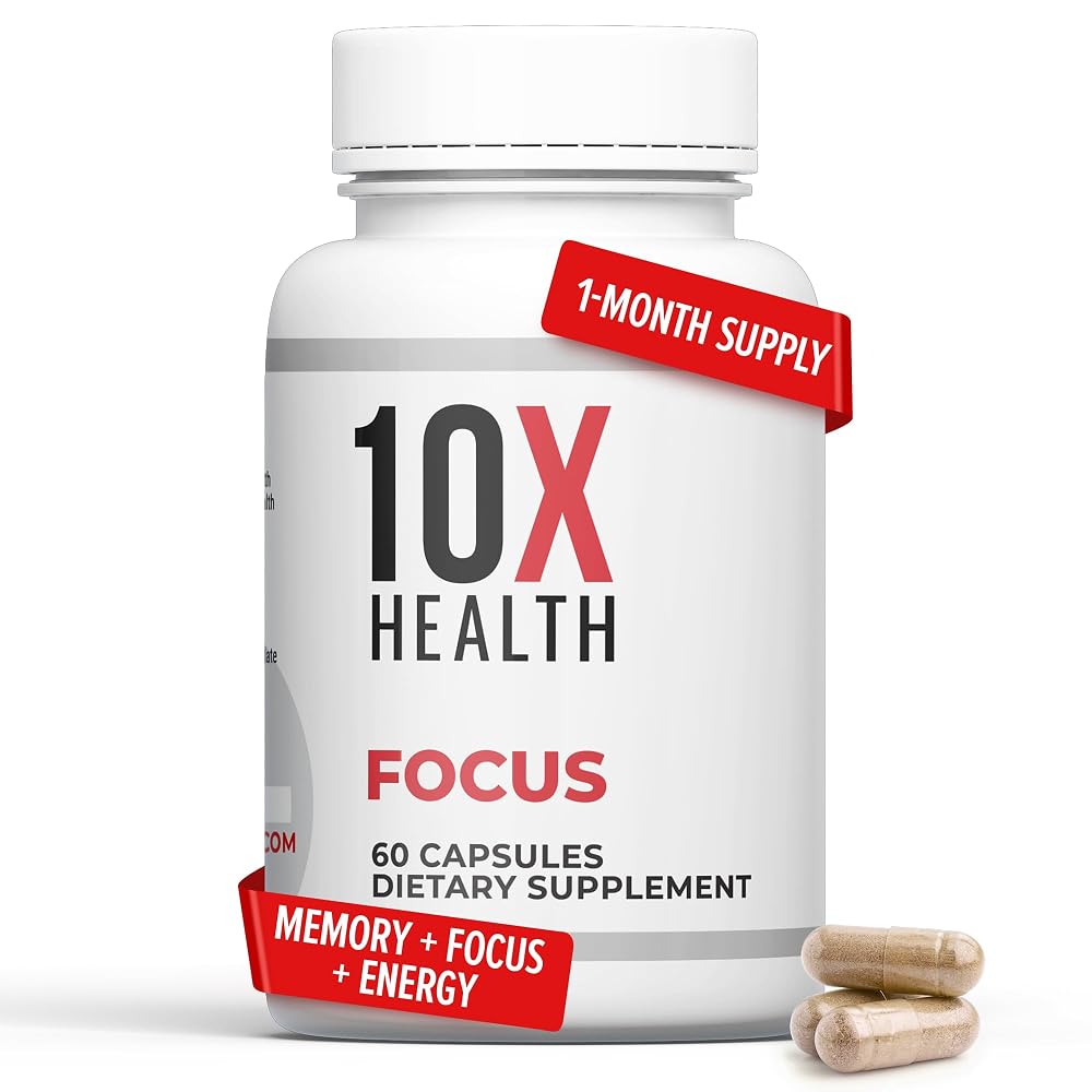10X Health System Focus Supplement - 60 Capsules