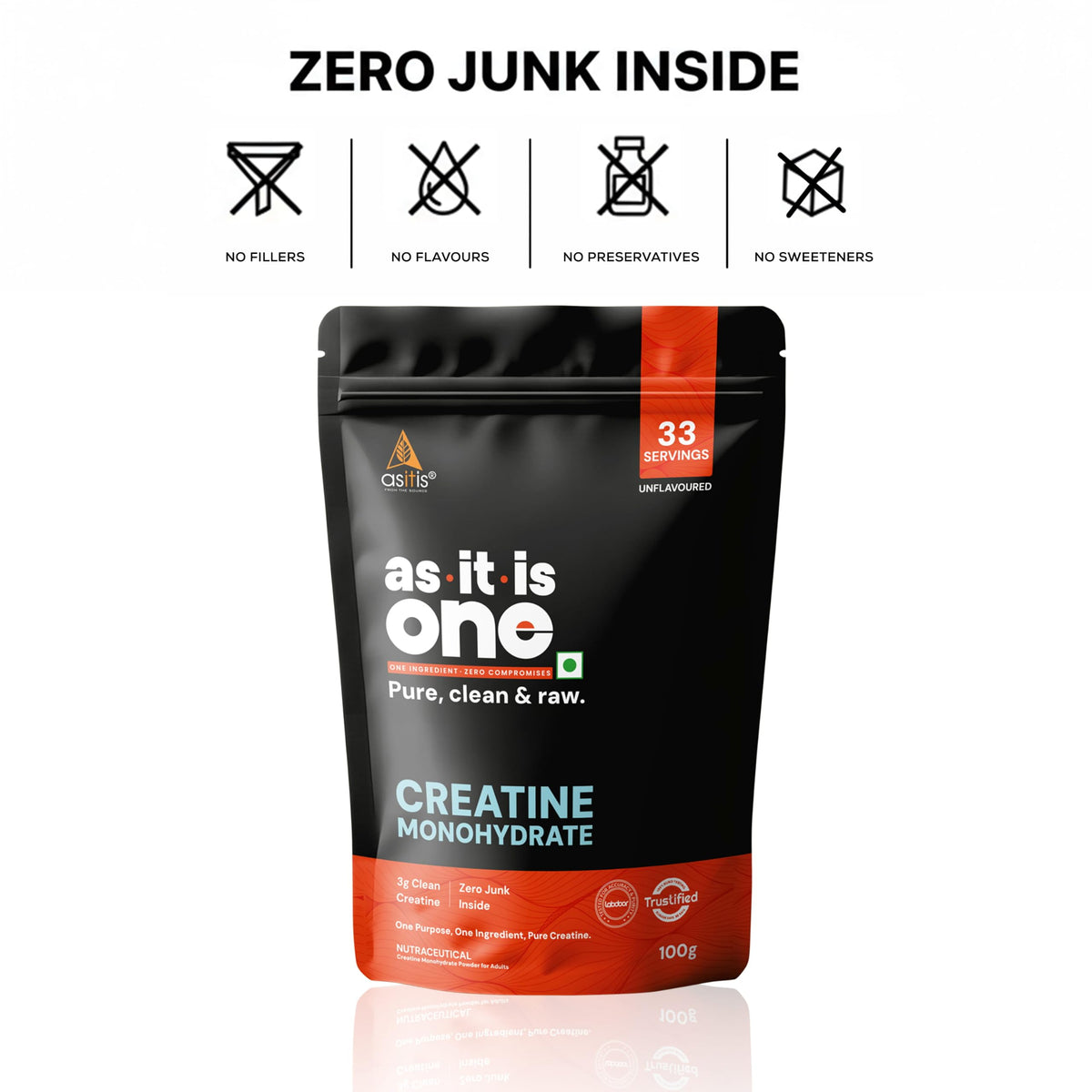 Asitis Nutrition Creatine Monohydrate - 100g - image 6