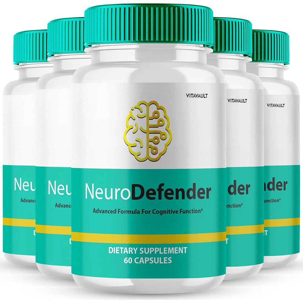 Vitavault Neuro Defender Brain Supplements for Memory and Focus - 300 Capsules