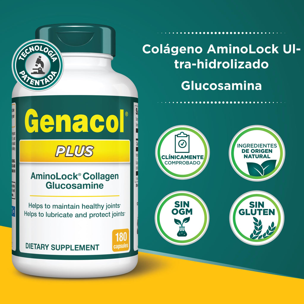 Genacol Plus Glucosamine and Collagen Joint Supplement - 180 Capsules - image 4