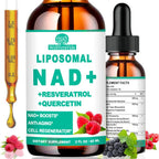 WellVeraVida NAD+ Supplement Liposomal Liquid Drops - 2 Fl Oz