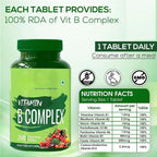 Generic Vitamin B Complex 100% RDA - 200 Tablets - image 5