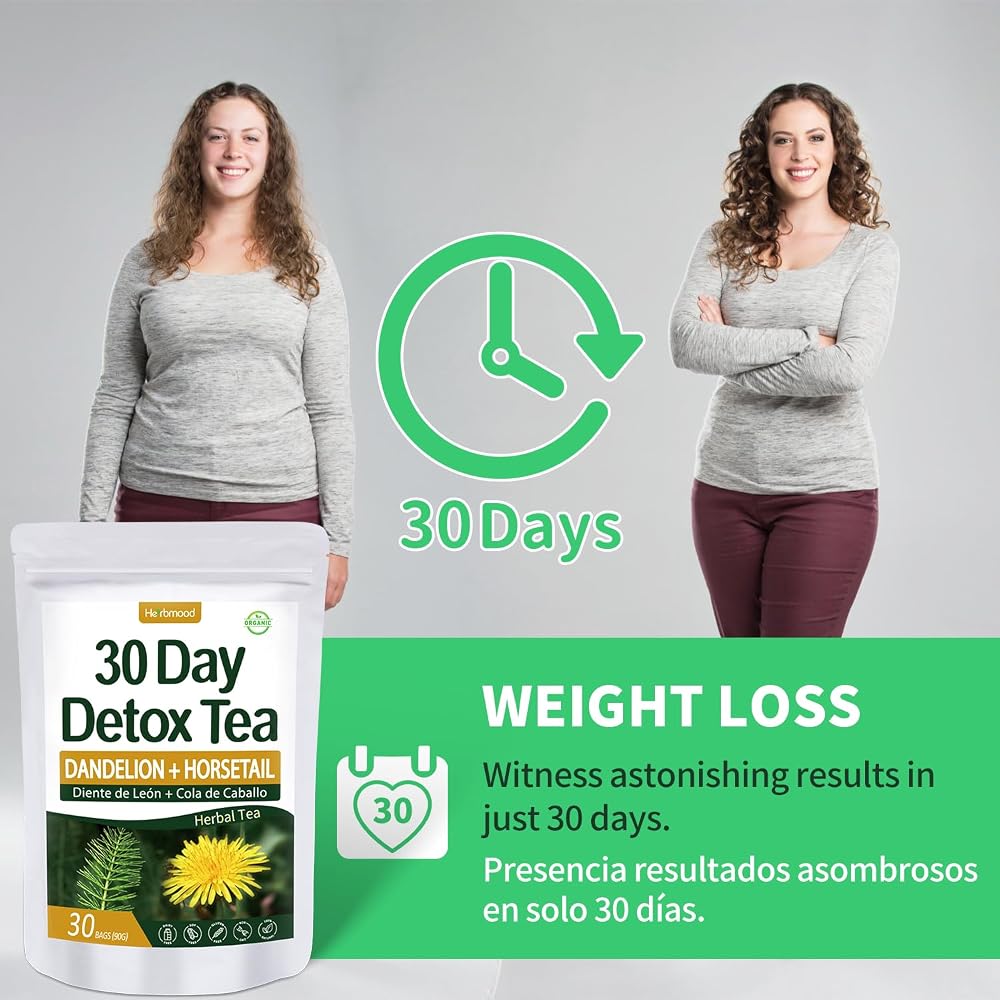 Herbmood Dandelion Tea 30-Day Cleanse - 60 Tea Bags - image 3