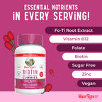 MARYRUTH'S Biotin Gummies Hair Growth Support - 60 Gummies - image 7