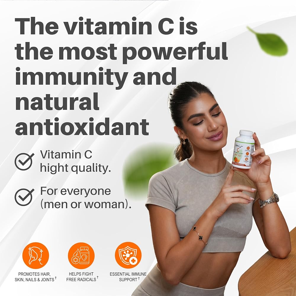 M+S Vitamin C 500mg Tablets Immune Support - 100 Tablets - image 3
