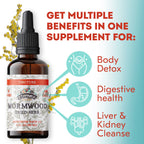Florida Herbs Wormwood Organic Tincture Digestive Cleanse - 2 Fl Oz - image 5