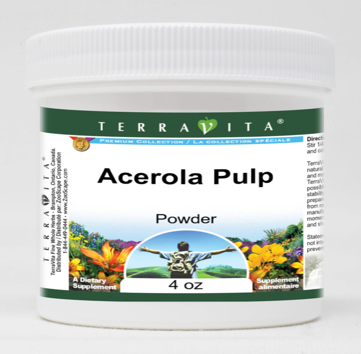 Terravita Acerola Pulp Powder - 4 oz