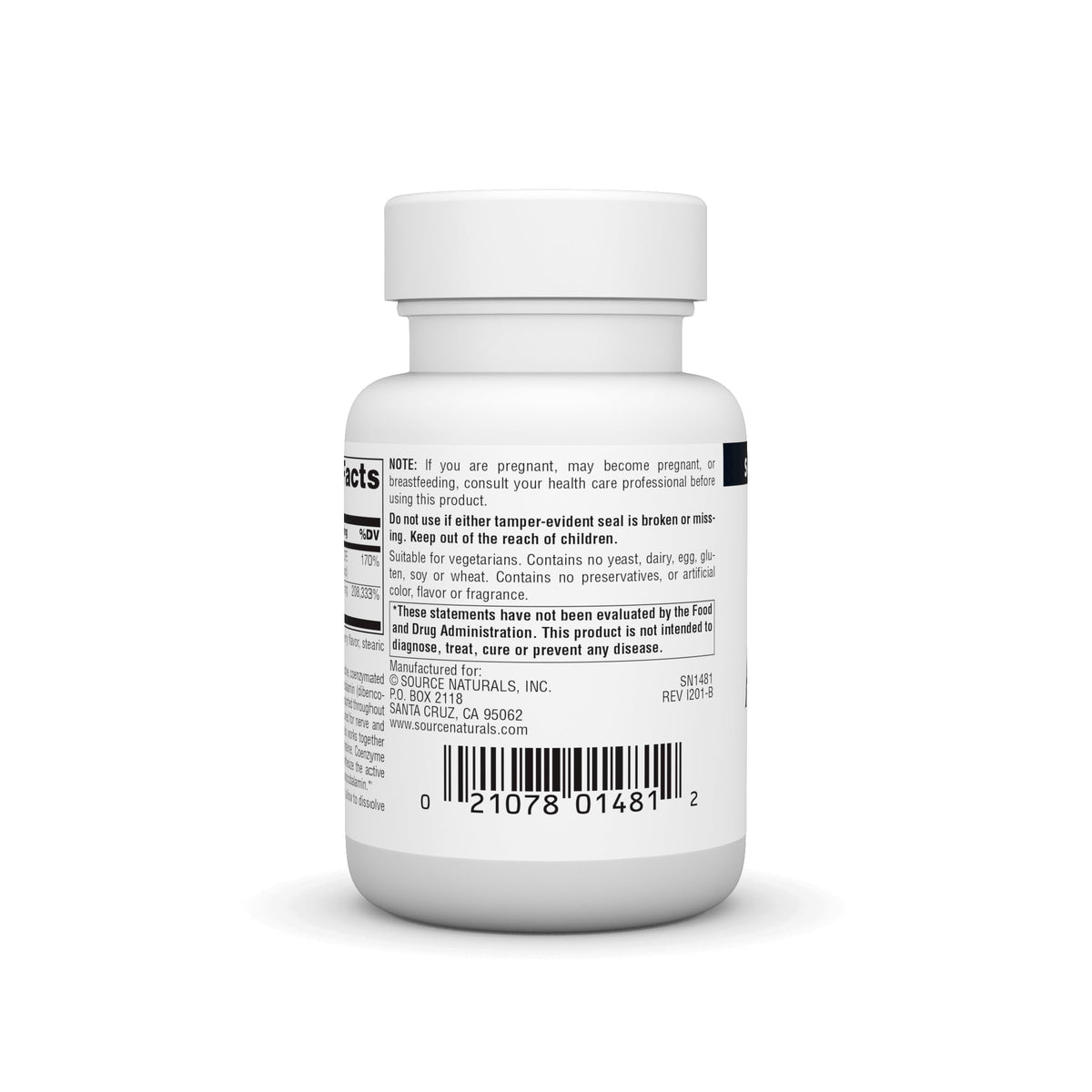 Source Naturals Advanced B-12 Complex 5 mg Lozenge - 60 Lozenges - image 3