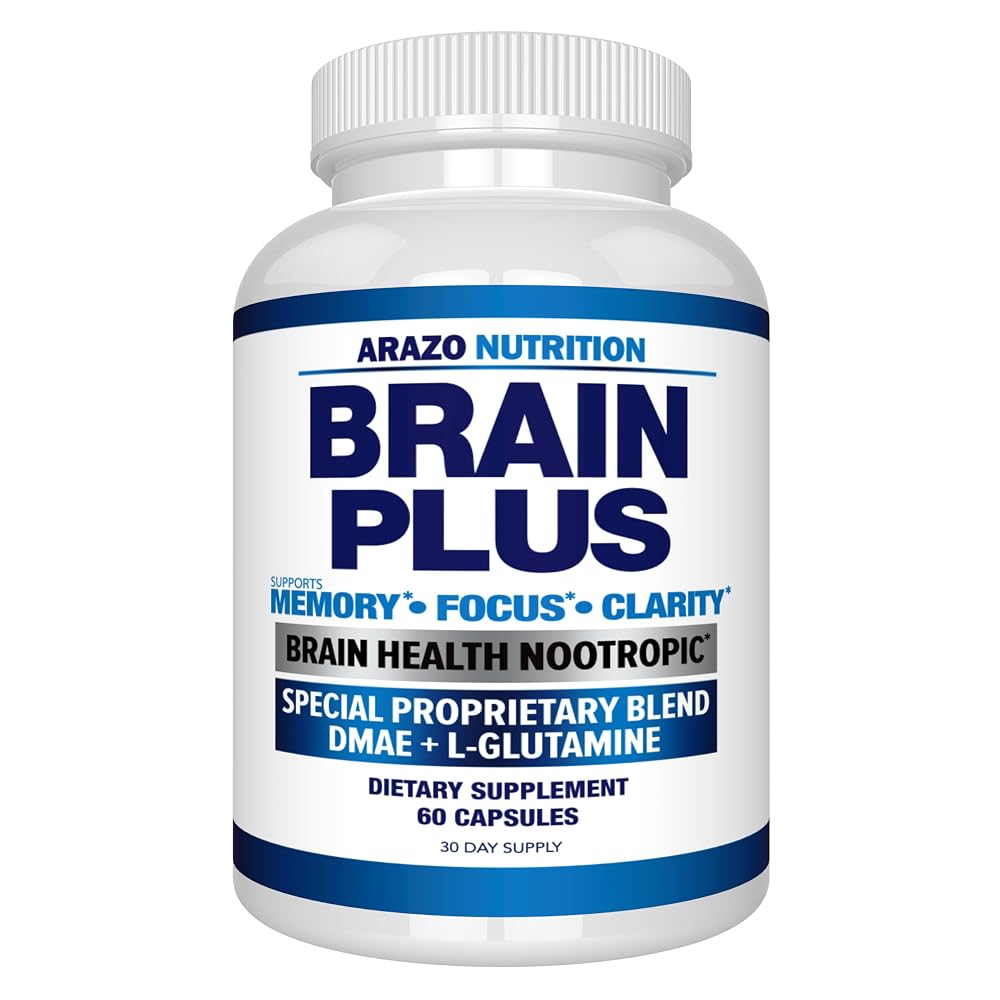 Arazo Nutrition Brain Function Supplement Memory & Focus - 60 Capsules