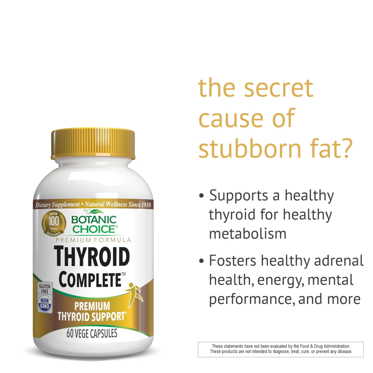 Botanic Choice Thyroid Complete with Ashwagandha - 60 Vegetarian Capsules - image 3