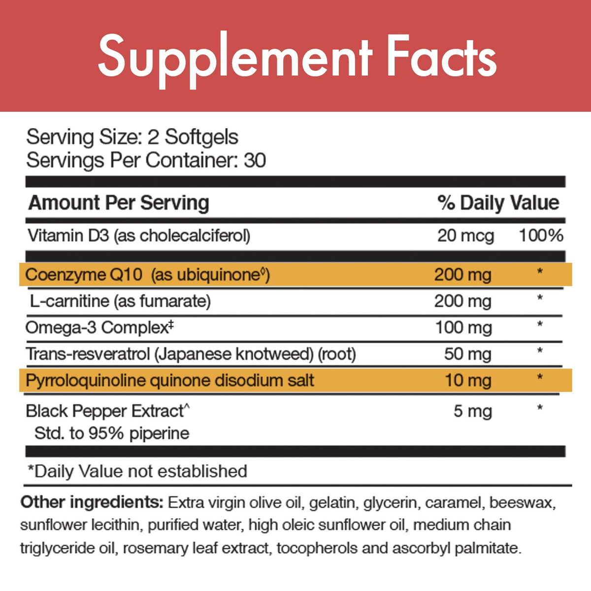 Stop Aging Now MAX-Q10 ULTRA CoQ10 with BioPQQ - 60 Softgels - image 3