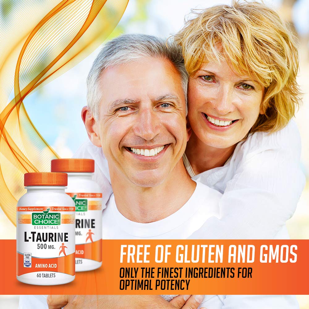 Botanic Choice L-Taurine 500mg Amino Acid - 60 Capsules - image 7