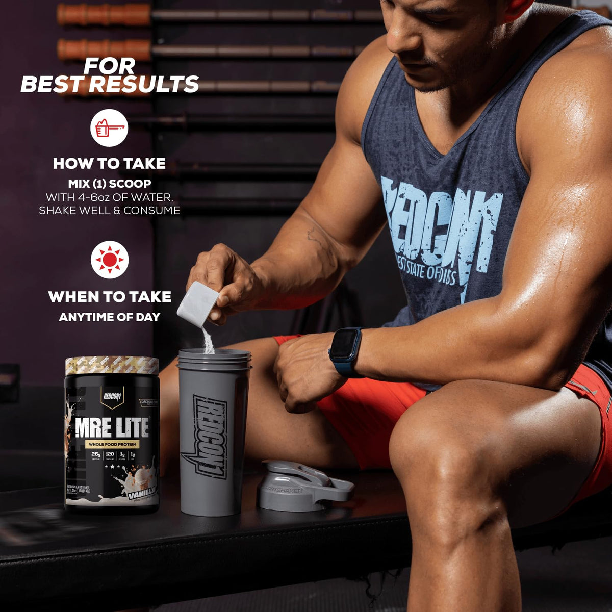 REDCON1 MRE Lite Whole Food Protein Powder