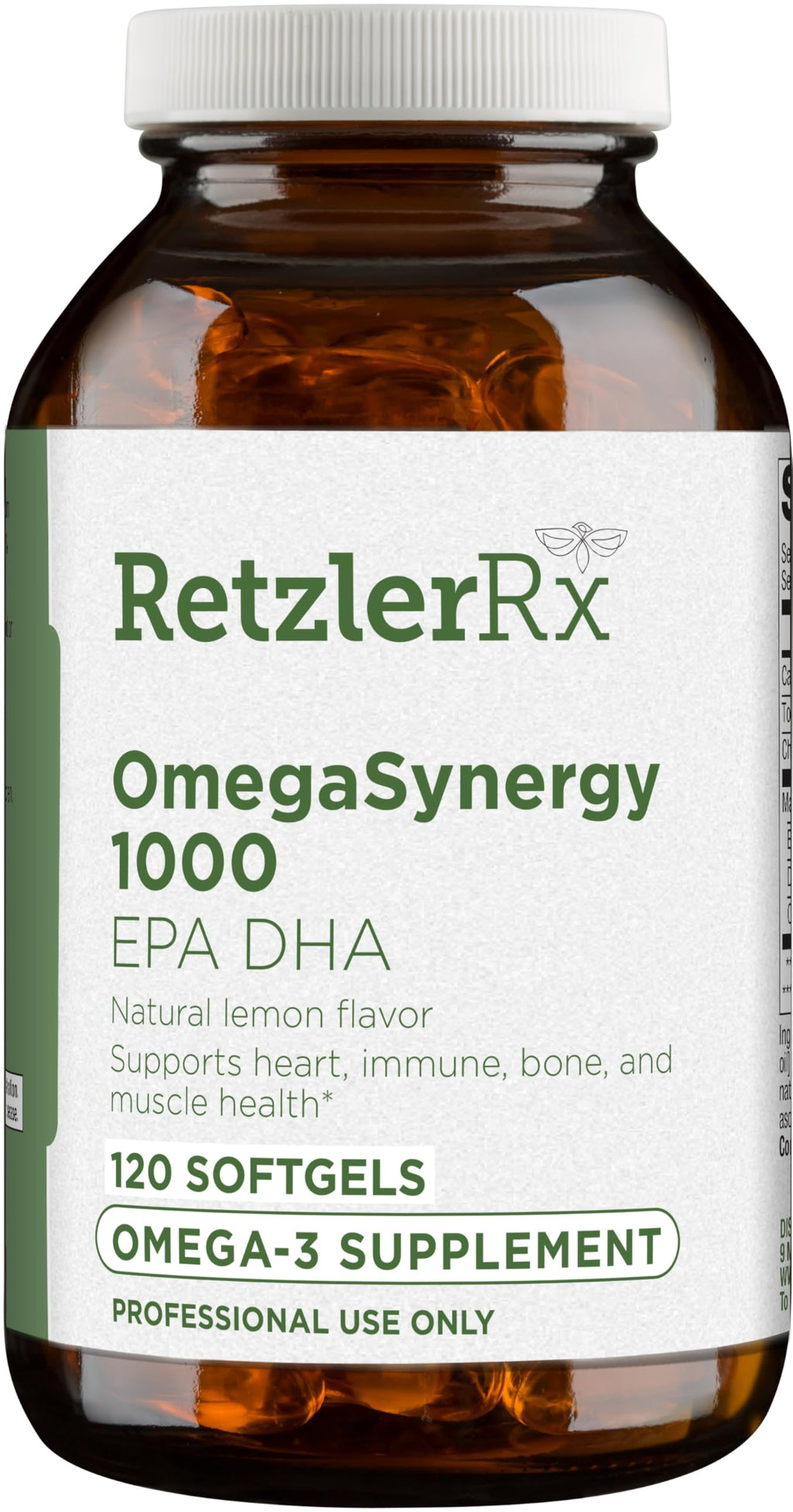 HormoneSynergy OmegaSynergy EPA-DHA 1000 mg Omega-3 - 120 Softgels