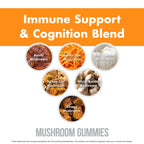 NutraOne Mushroom Gummies Raspberry - 60 Gummies - image 6