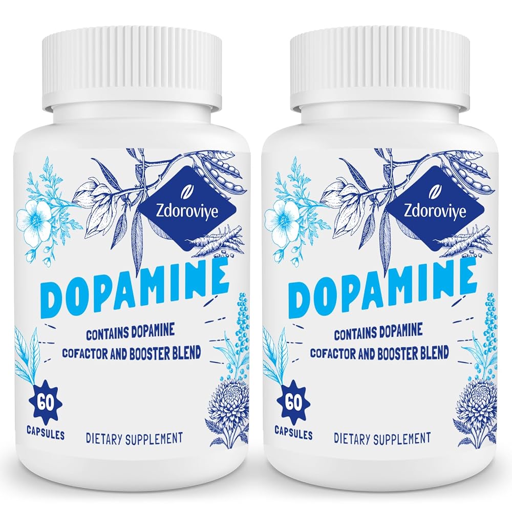 Zdoroviye Dopamine Supplements for Men and Women - Contains 500mg
