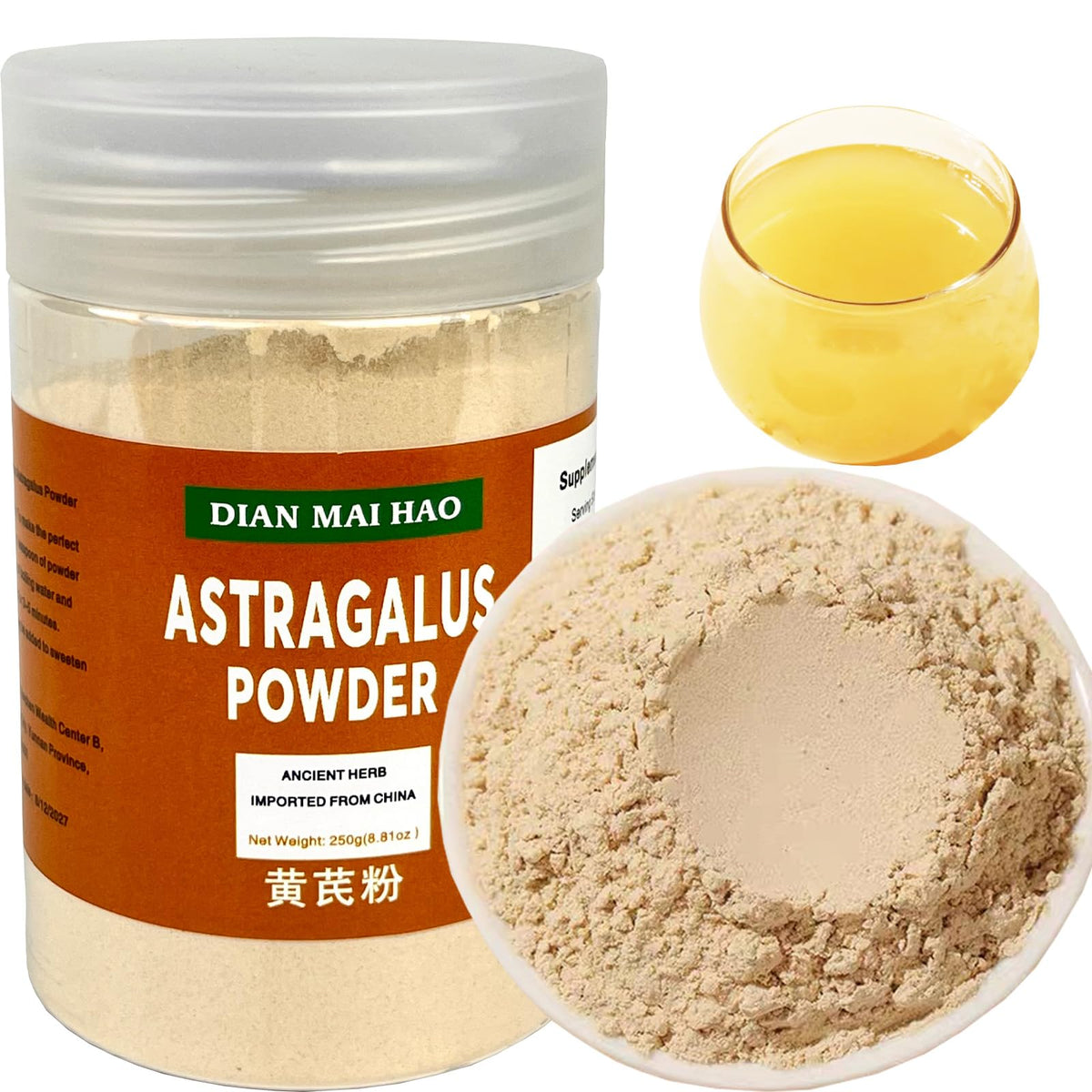 DIAN MAI HAO Astragalus Powder - 8.81 oz