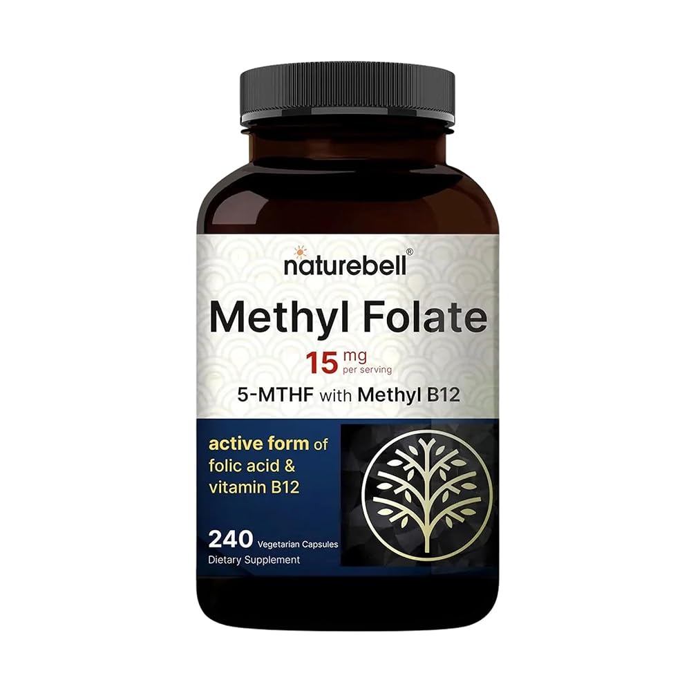 NatureBell Methyl Folate 15mg - 240 Capsules