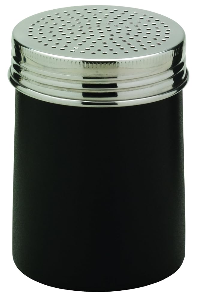 Rattleware Black Plastic Holed Top Spice Shaker Bottle - 10 oz