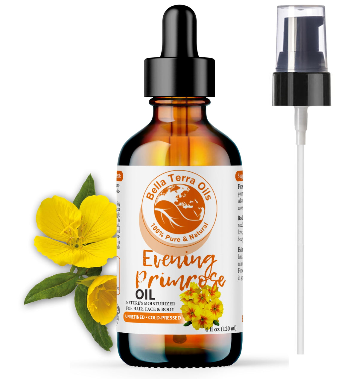 Bella Terra Oils Natural Evening Primrose Oil - 4 Fl Oz