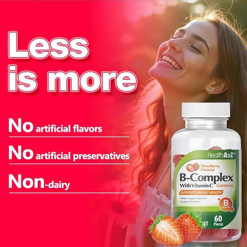 NutraA2Z B Complex with Vitamin C - 60 Gummies - image 6