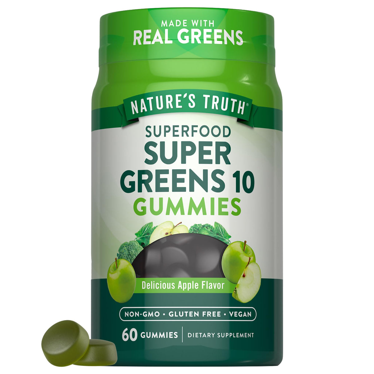Nature's Truth Super Greens Gummies - 60 Count