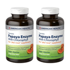 American Health Papaya Enzyme with Chlorophyll Chewable Tablets - 600 Count