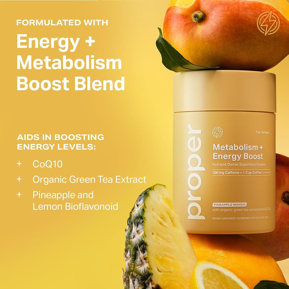 Proper, The Yellows Metabolism and Energy Boost
