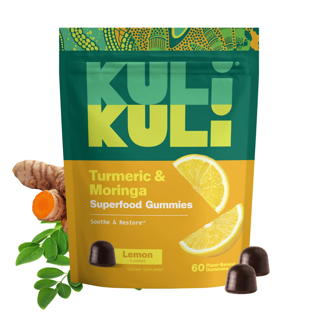 Kuli Kuli Moringa Gummies - Caffeine-Free Energy Supplements