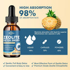 ReviNutra Zeolite Detox Liquid Drops with Chlorella & Vitamins - 2 Fl Oz - image 5