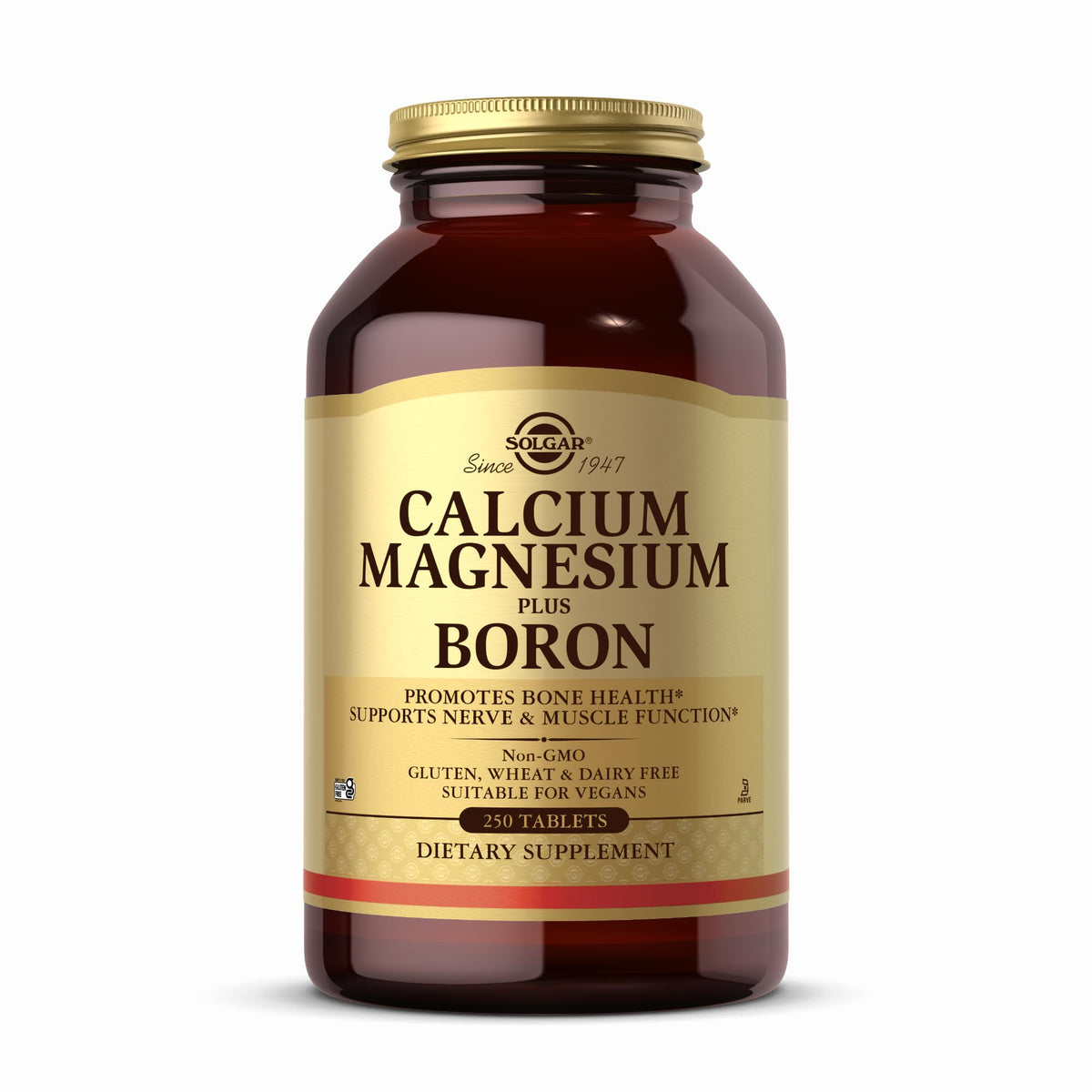 Solgar Calcium Magnesium Plus Boron - 250 Tablets