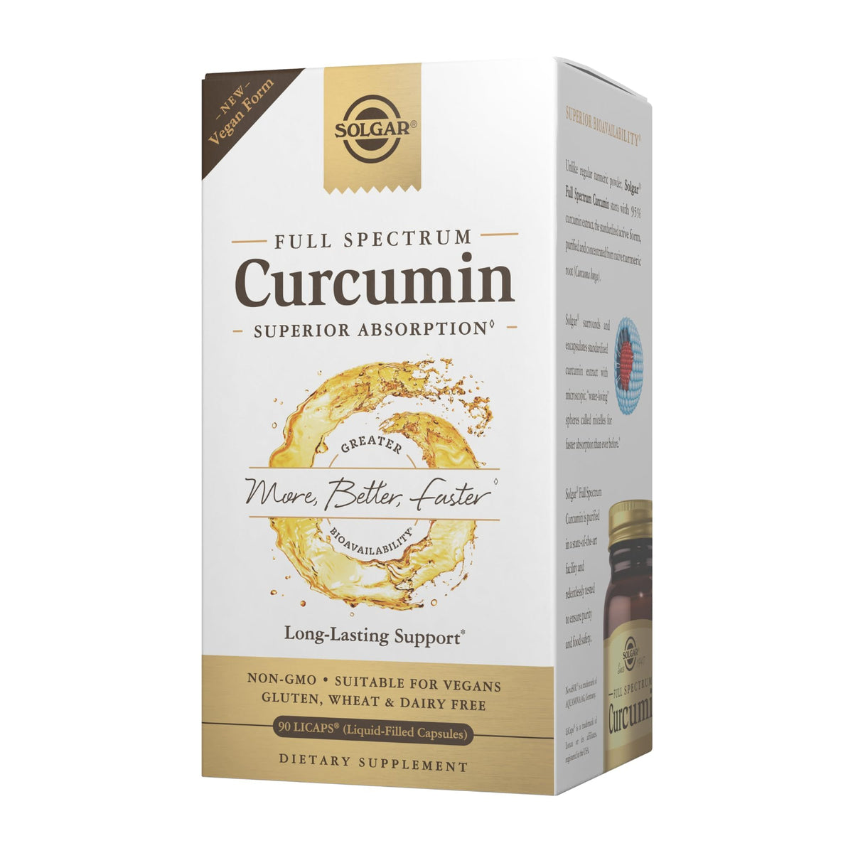 Solgar Curcumin 185x 40 mg - 90 Softgels