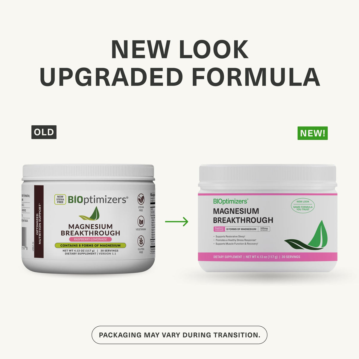 BIOptimizers Magnesium Drink Raspberry Lemon - 30 Servings - image 2