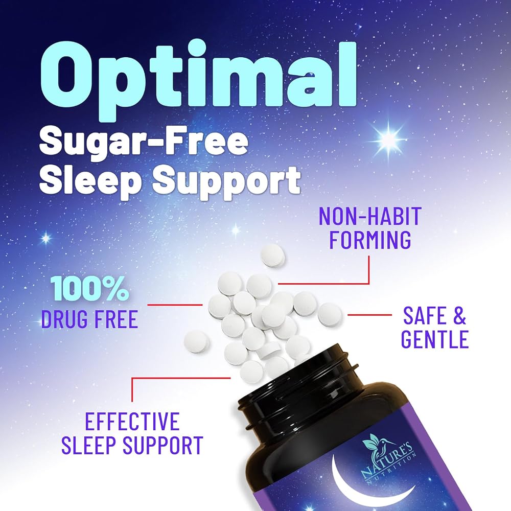 Nature's Nutrition Melatonin Sleep Supplement 10mg