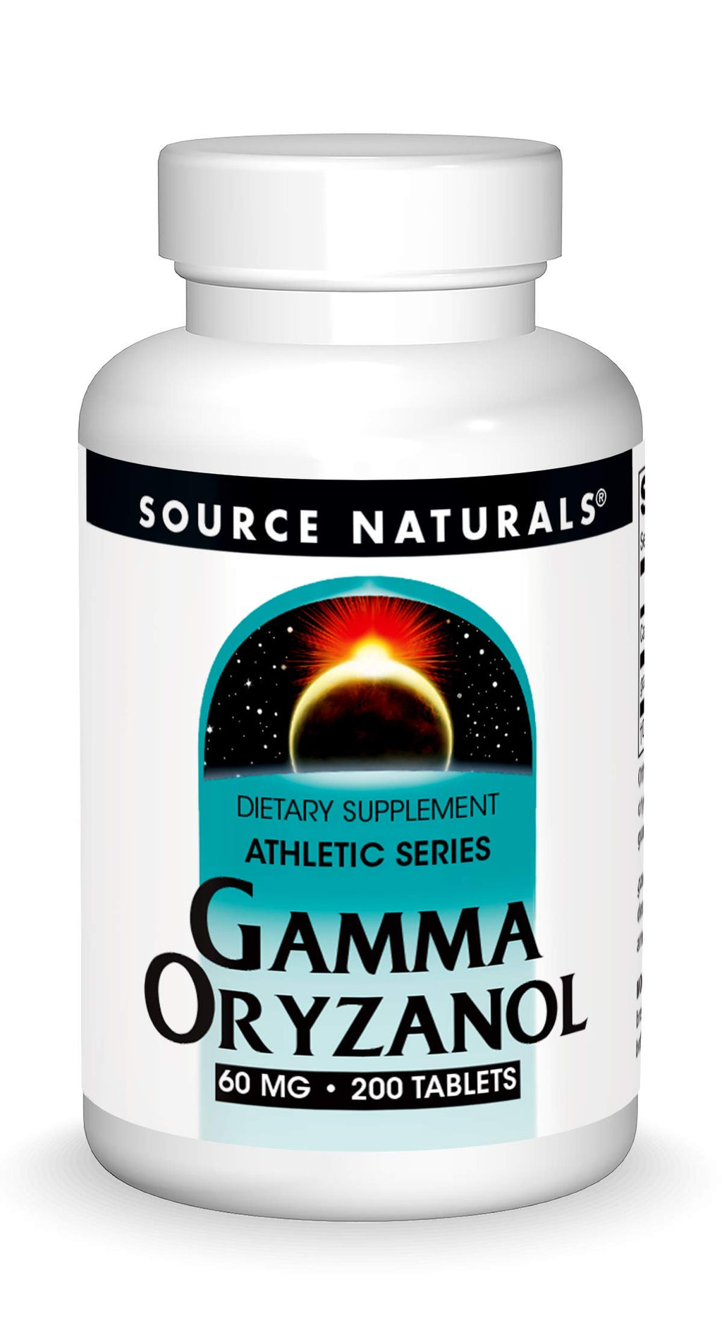 Source Naturals Athletic Series Gamma Oryzanol 60 mg - 200 Tablets