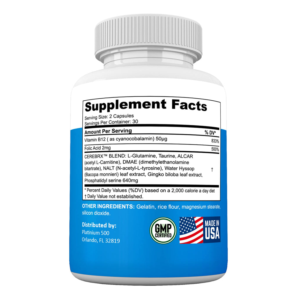 Gold Nutra Clear Neuro 10 Brain Support Capsules - 3 Pack - image 7