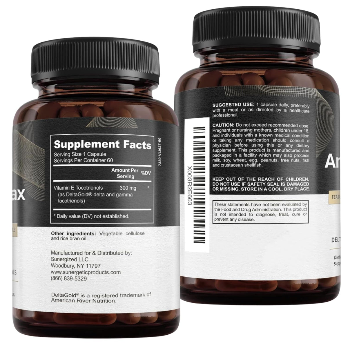 Sunergetic Premium Annatto Tocotrienol Supplement