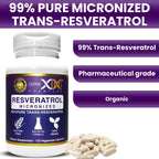 Genex 99% Micronized Trans-Resveratrol with BioPerine