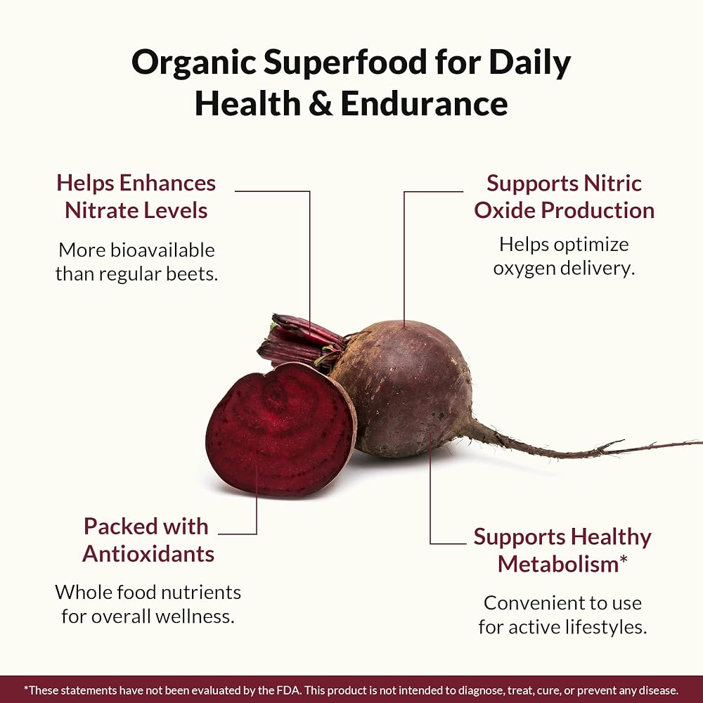 Natural Wellness Fermented Organic Beets Powder for Energy - 30 Servings - image 6